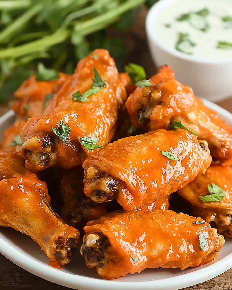 Baked Buffalo Wings 4 Baked Buffalo Wings