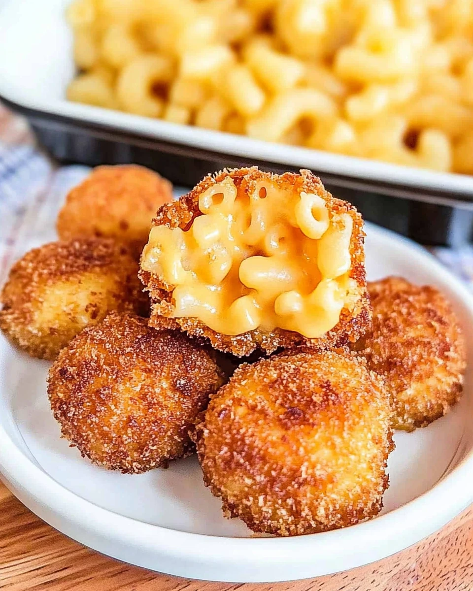 Fried Mac and Cheese Bites 5 Fried Mac and Cheese Bites