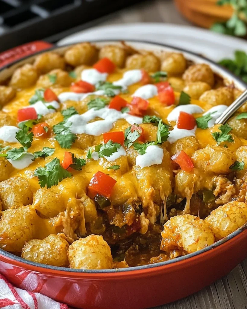 Mexican Tater Tot Casserole