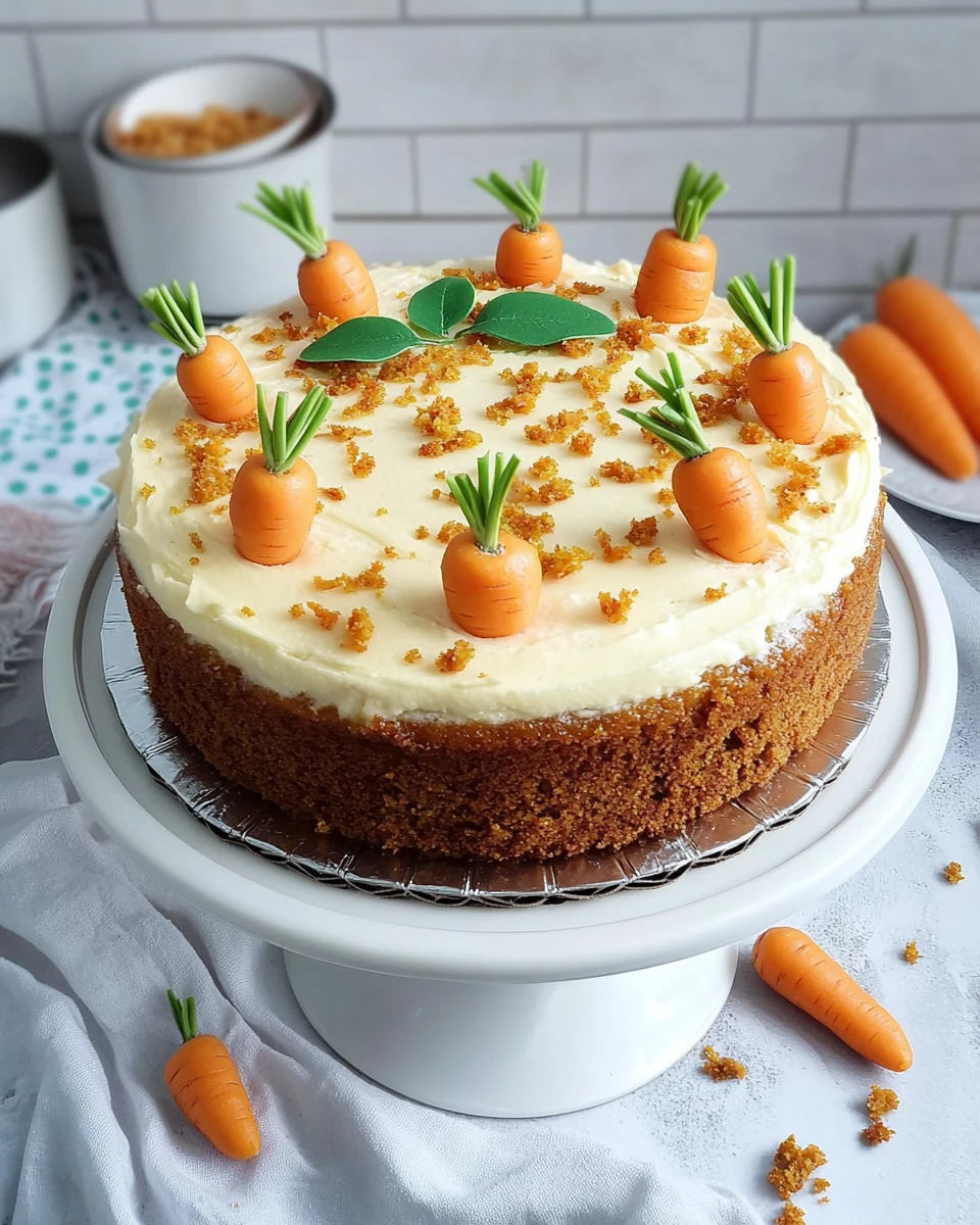 Baked Carrot Cake Cheesecake 3 Baked Carrot Cake Cheesecake