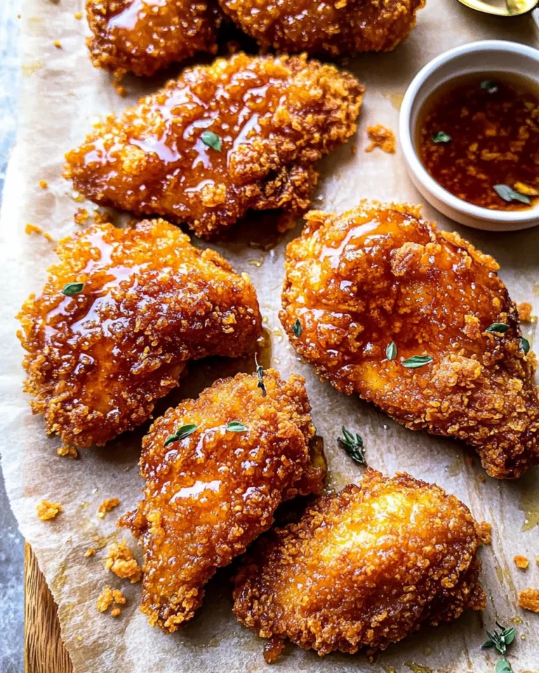 Baked Crunchy Hot Honey Chicken 4 Baked Crunchy Hot Honey Chicken