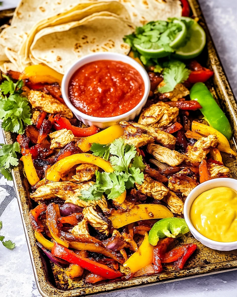 Sheet Pan Chicken Fajitas 3 Sheet Pan Chicken Fajitas