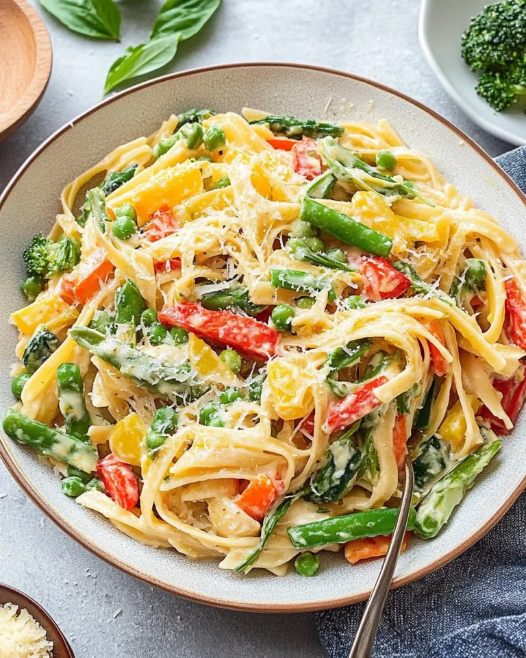 Vegetable Pasta Primavera 8 Vegetable Pasta Primavera