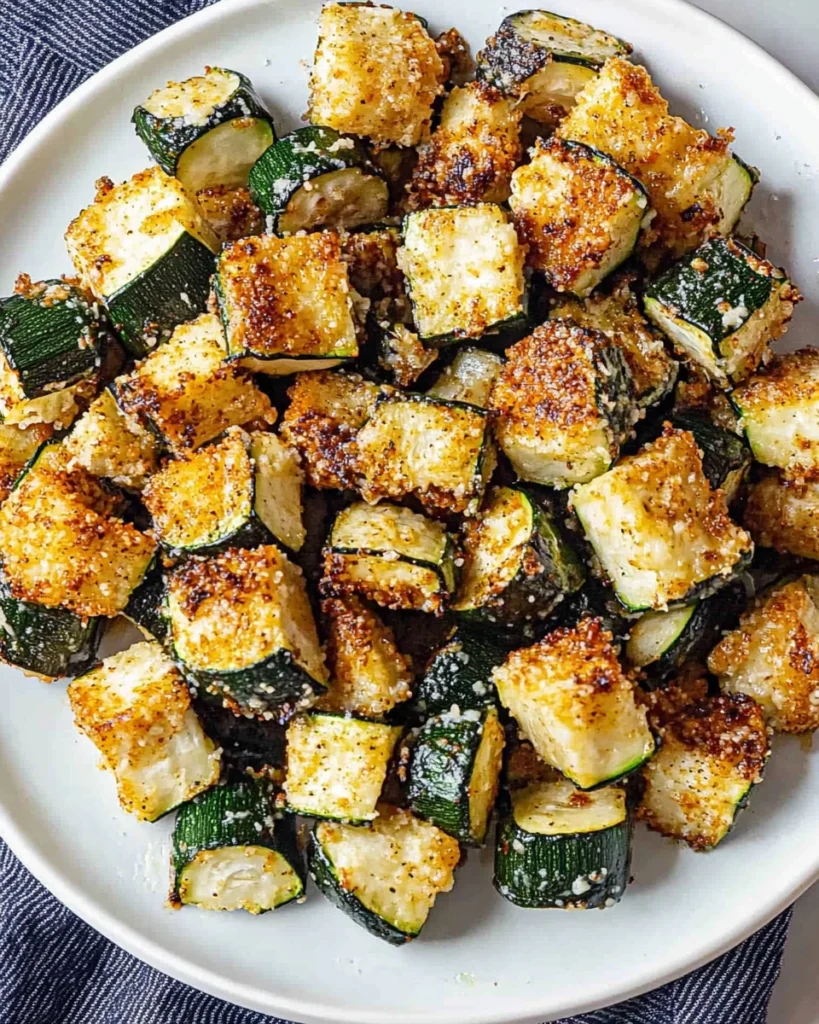 Air Fryer Parmesan Zucchini